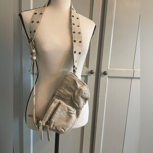 Free People Cream Crossbody Bag